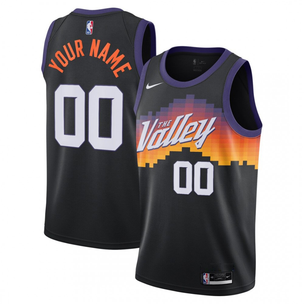 Phoenix Suns Youth Swingman Custom Jersey Black - City Edition-Pro Kit Vault | Brand New 26/27 Sports Jerseys